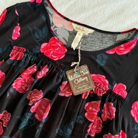 NEW Matilda Jane Winter Blooms Long Sleeve Top - Picture 6 of 9